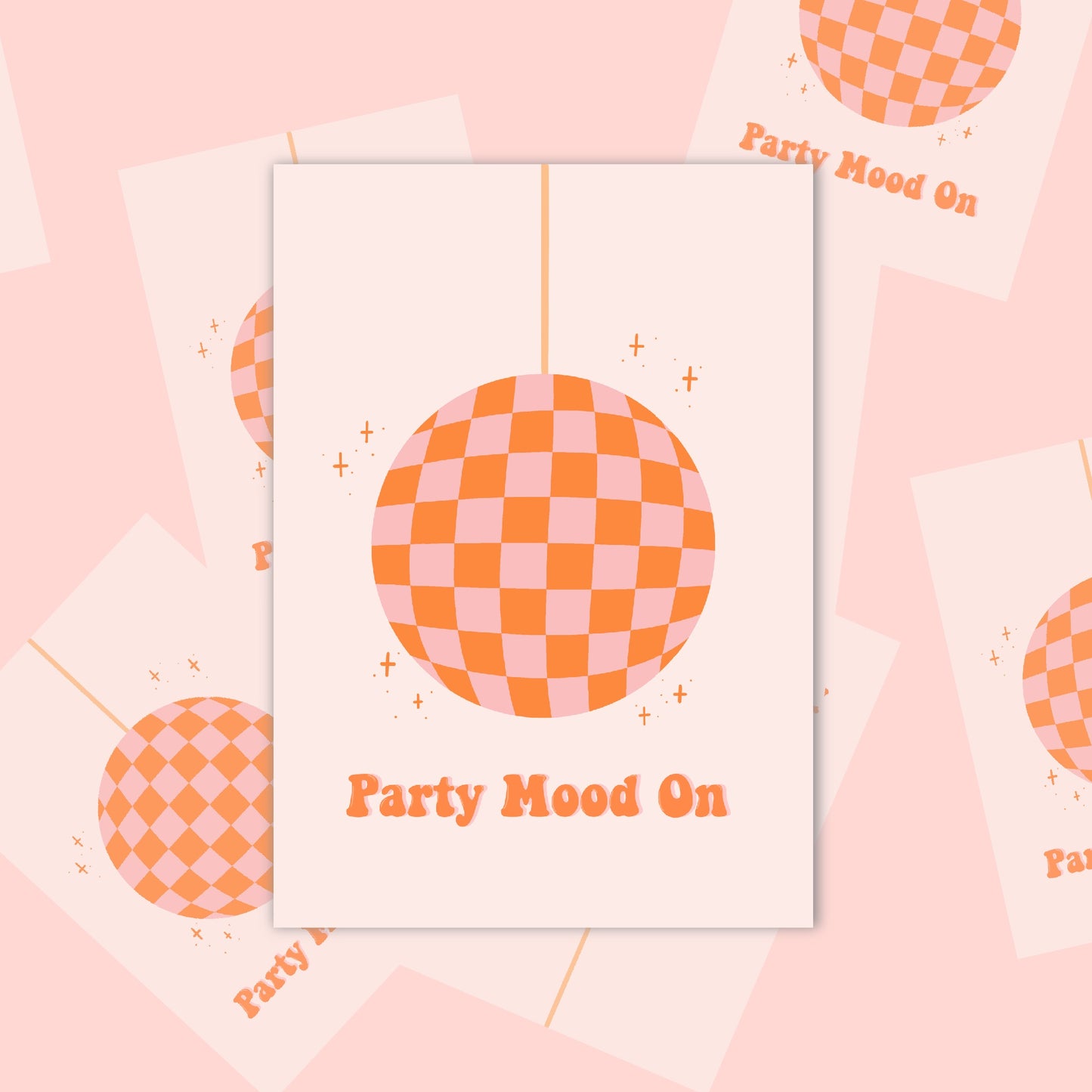 Disco Party Card